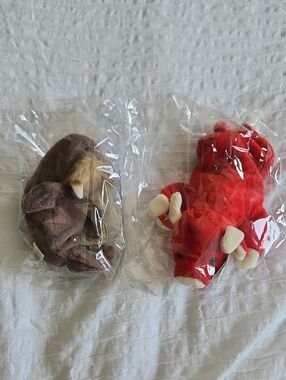 New Sealed Ty Beanie Babies Jolly Plush -Walrus & Pig